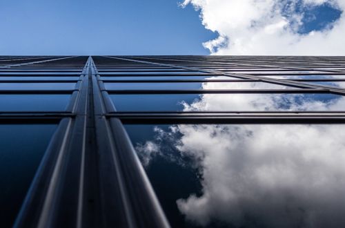 corporate | hope | building |sky | clouds